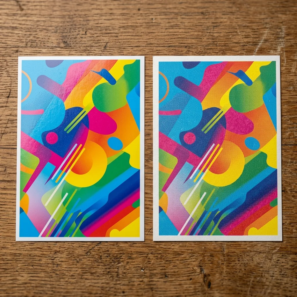 Comparación de impresión digital vs offset en imprenta de Puebla - ALdigital